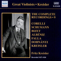 Kreisler, Fritz - Complete Recordings Vol.9