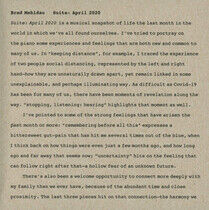 Brad Mehldau - Suite: April 2020 - CD