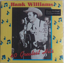 WILLIAMS, HANK - 40 GREATEST HITS - LP