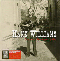 Hank Williams - The First Recordings, 1938 - SINGLE VINYL