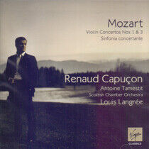 Renaud Capu on/Antoine Tamesti - Mozart: Violin Concertos 1 & 3 - CD