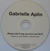 Gabrielle Aplin - Please Don't Say You Love Me - CD