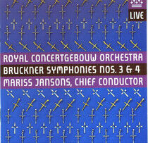Royal Concertgebouw Orchestra - Bruckner: Symphony Nos. 3 & 4 - CD