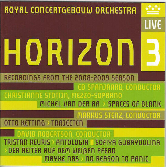 Royal Concertgebouw Orchestra - Horizon 3 - CD