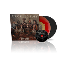 Arch Enemy - Blood Dynasty (LP+12"+CD - Rød & Guld Swirl 12" Vinyl)