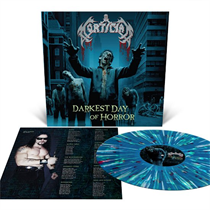 Mortician - Darkest Day of Horror (Sea Blue With Splatter Vinyl Edition)