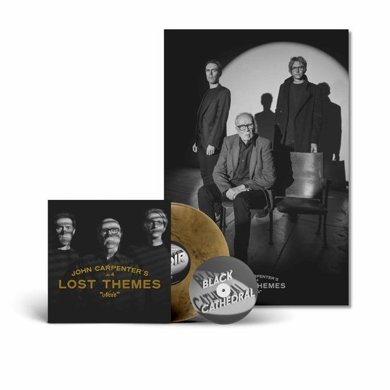 John Carpenter, Cody Carpenter and Daniel Davies - Lost Themes IV: Noir (Ltd Black Marble vinyl + Clear 7\'\') (Vinyl)