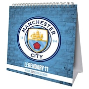 MANCHESTER CITY FC 2025 DESK EASEL CALENDAR