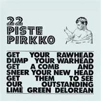 22-PISTEPIRKKO - LIME GREEN DELOREAN (CD)