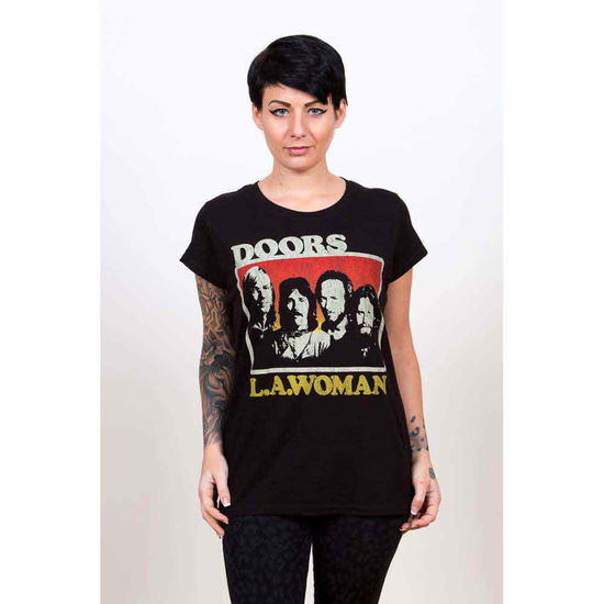 The Doors Ladies T-Shirt: LA Woman (Black - Ladies edition)