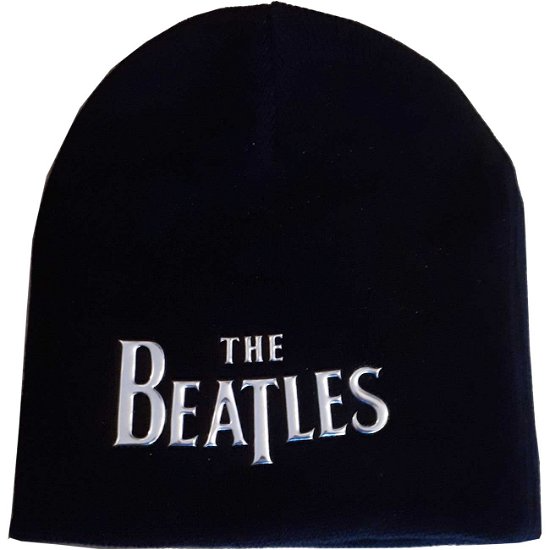 The Beatles Unisex Beanie Hat: Sonic Silver Drop T Logo (Sonic Silver)