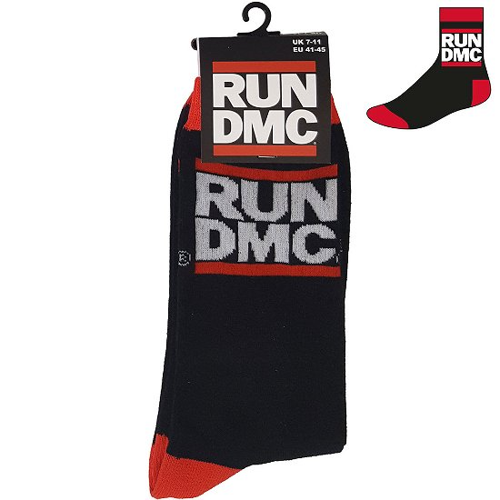 Run DMC Unisex Ankel Strømper: Logo (Str 41-45)