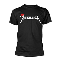 Metallica - Metallica Unisex T-Shirt: Santa Hat Logo