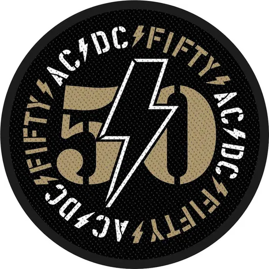 AC/DC Woven Patch: Fifty