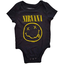 Nirvana Kids Baby Grow: Yellow Happy Face (0-3 Months)