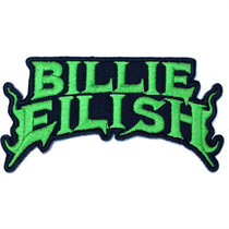 Billie Eilish Woven Patch: Flame Green (Standard)