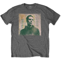 Oasis: Liam Gallagher Unisex T-Shirt: Monochrome (Grey)