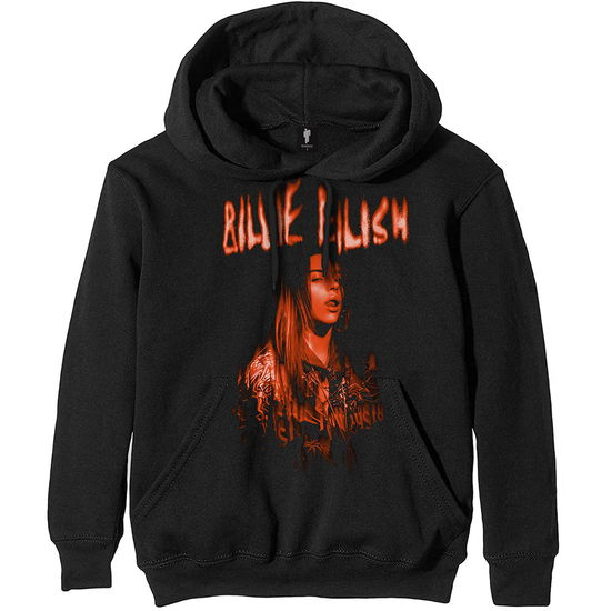 Billie Eilish: Unisex Pullover Hoodie: Spooky Logo