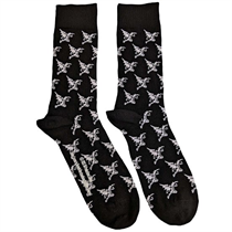 Black Sabbath Unisex Ankle Socks: Demon Pattern (Str. 40-45)