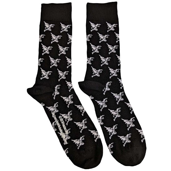 Black Sabbath Unisex Ankle Socks: Demon Pattern (Str. 40-45)