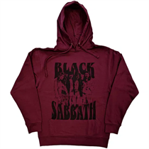 Black Sabbath Unisex Pullover Hoodie: Band and Logo (RED)