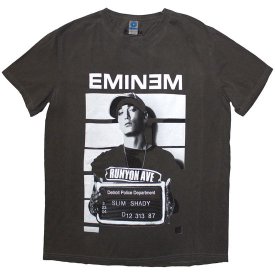 Eminem Unisex T-Shirt: Arrest (Wash Grey Collection)