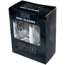 AC/DC Shot Glass Set: Have A Drink On Me (2 STK)