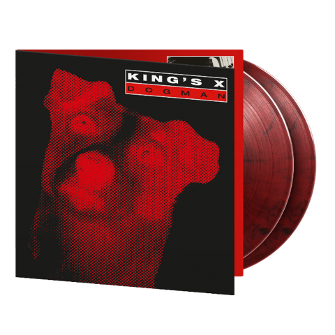 KING\'S X - DOGMAN (2xBlack & Red Marbled Vinyl edition)