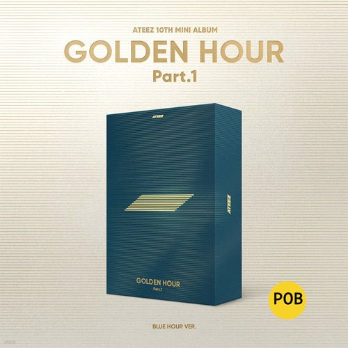 Ateez - Golden Hour: Part 1 (Korean Photobook + Pre-order Photocard CD edition)