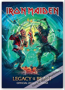 IRON MAIDEN 2024 A3 CALENDAR 