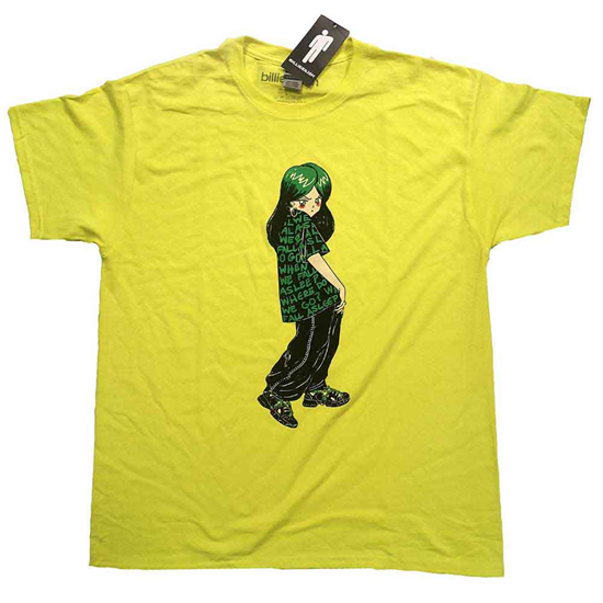 Billie Eilish Unisex T-Shirt: Anime Billie