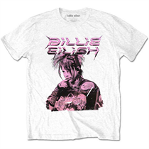 Billie Eilish Unisex T-Shirt: Purple Illustration