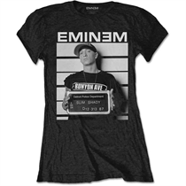 Eminem Ladies T-Shirt: Arrest (Black)