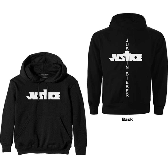 Justin Bieber Unisex Pullover Hoodie: Justice (Back Print)