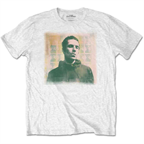 Oasis: Liam Gallagher Unisex T-Shirt: Monochrome (White)