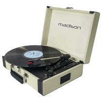 Madison Vintage Pladespiller m. Bluetooth (Cream)