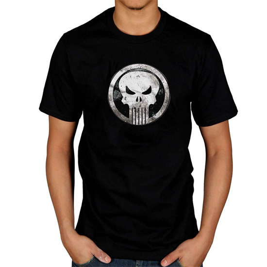 Marvel: PUNISHER METAL BADGE T-SHIRT