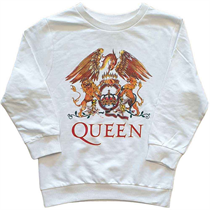 Queen Kids Sweatshirt: Classic Crest (11-12 Years)