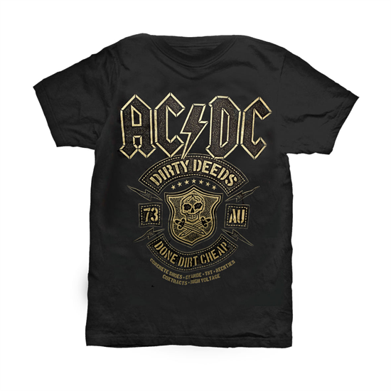 AC/DC Unisex T-Shirt: Back In Black Bell (PREORDER)