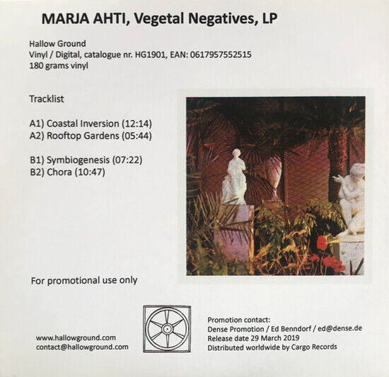 Ahti, Marja - Vegetal Negatives