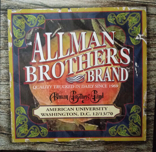 Allman Brothers Band - American University..