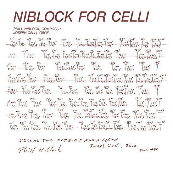 Niblock, Phill - Niblock For Celli /..