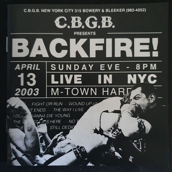 Backfire - Live At Cbgb\'s