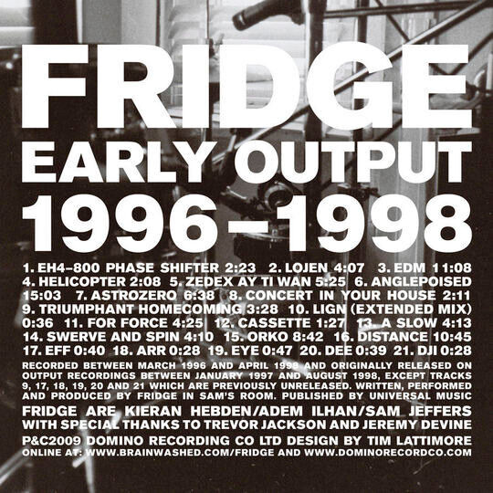 Fridge - Early Works