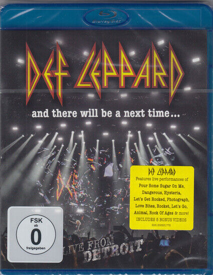 DEF LEPPARD - AND THERE WILL BE A NEXT TIME... LIVE FROM DETROIT (BLURAY)