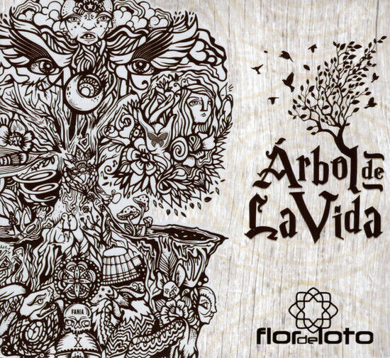 Flor De Loto - Arbol De La Vida -Digi-