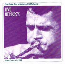 Baker, Chet -Quartet- - Live At Nick's