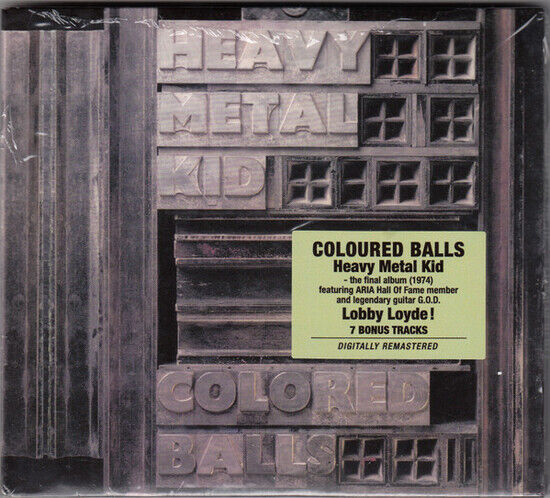 Coloured Balls - Heavy Metal Kid