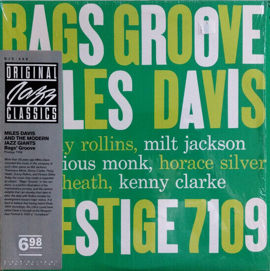 The Modern Jazz Giants Miles Davis  - Bags\' Groove (Vinyl)