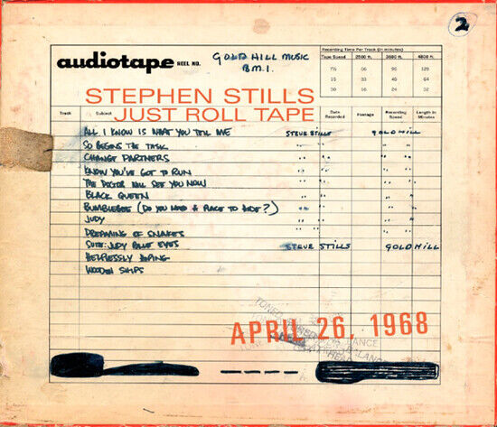 Stephen Stills - Just Roll Tape - April 26th 19 (CD)